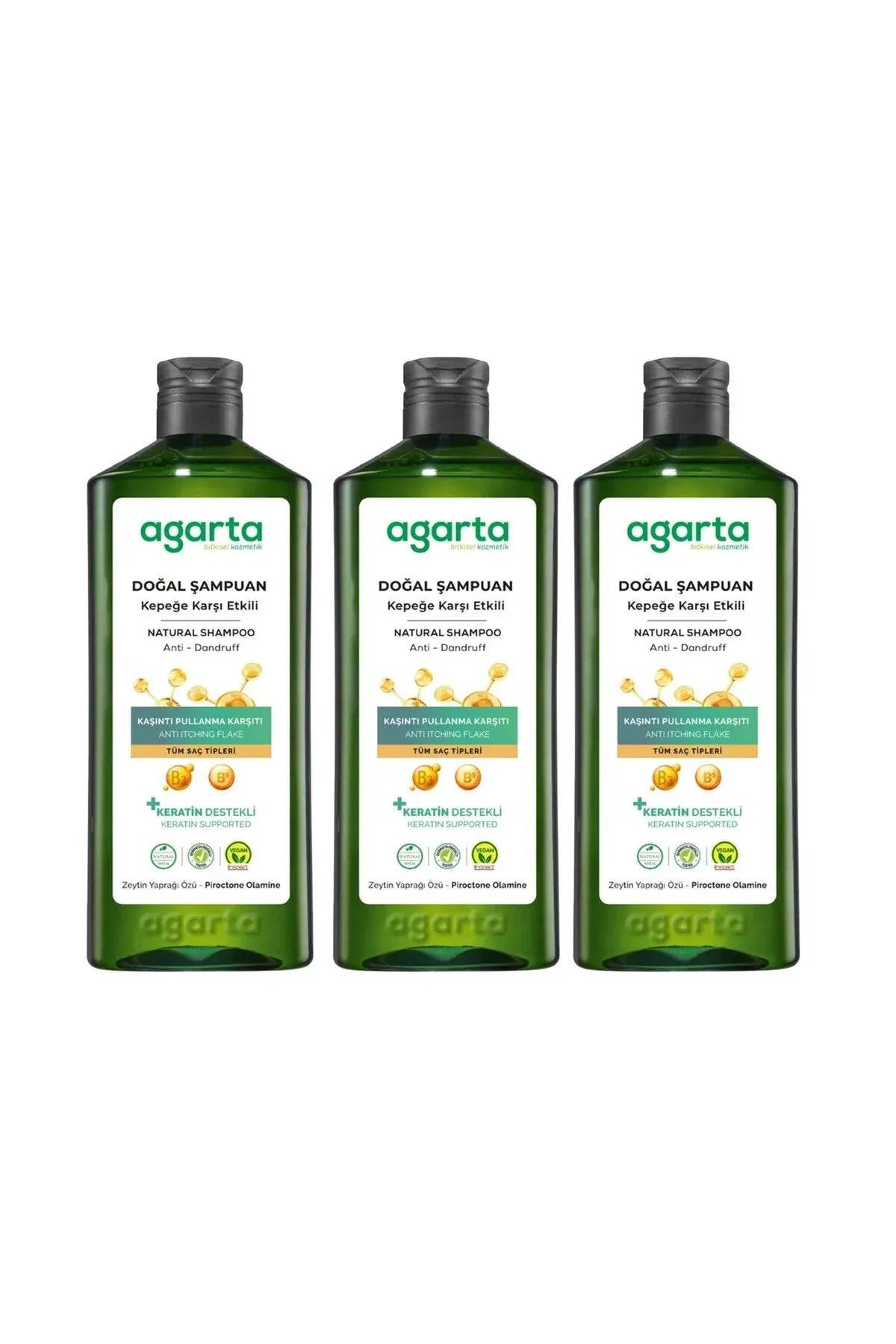 Tebigy şampun goňaga garşy täsirli 400 ml x 3 sany - 33523678 — surat 1/1