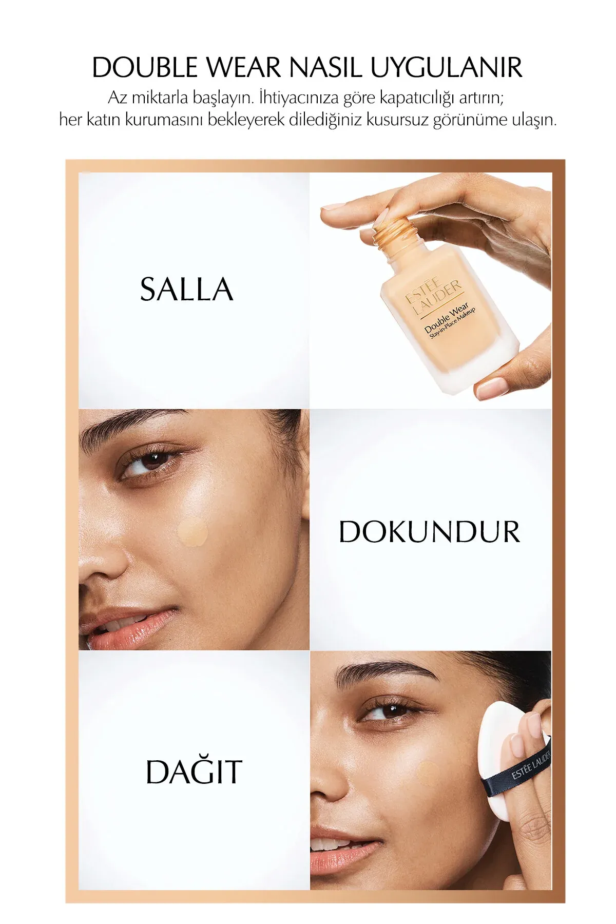 Syýahat ölçegli tonal kremi - Double Wear Stay-in-Place SPF10 (2N1 DESERT BEIGE) 15 ml - 34046834 — surat 6/8
