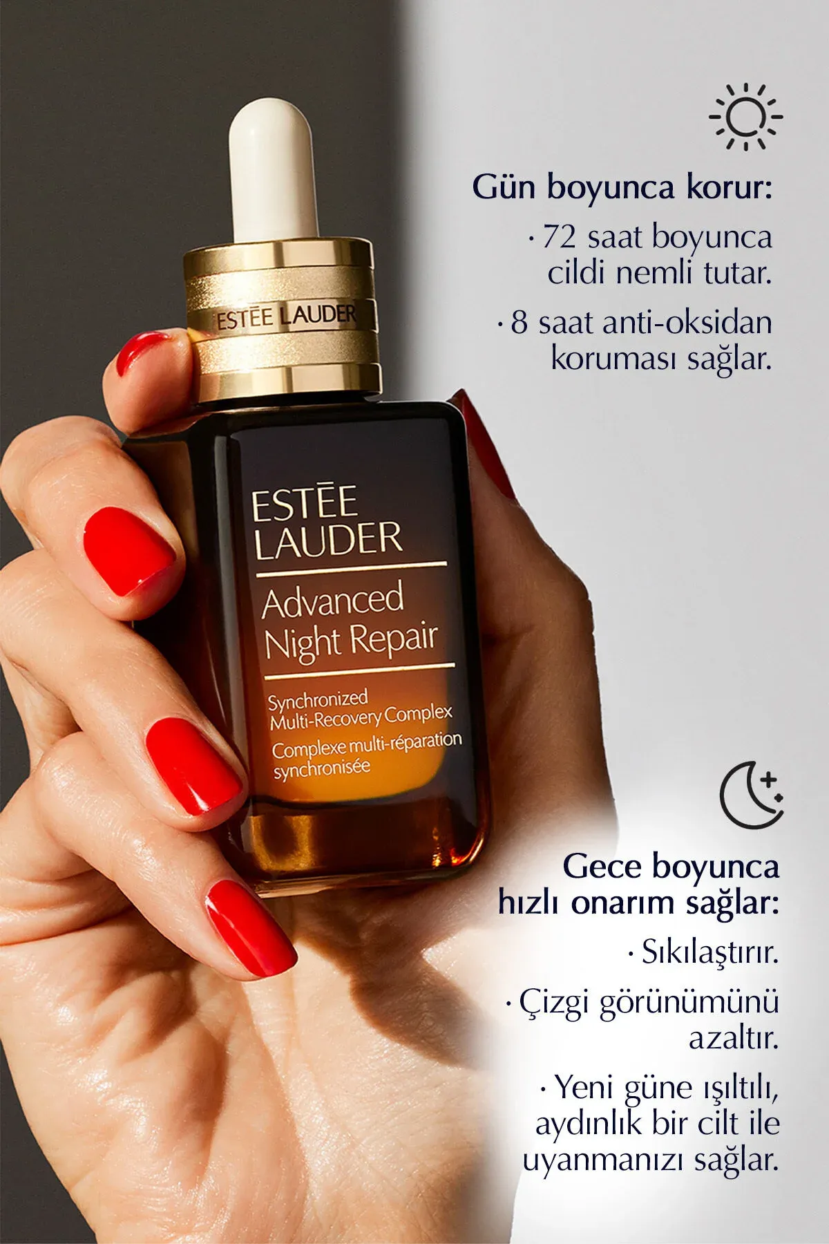 Çyglandyrma we dikeltme - gije tertibi 3-li ideg toplumy - Overnight Treatment + Serum 7ml + Göz kremi 5ml - 33575392 — surat 5/8