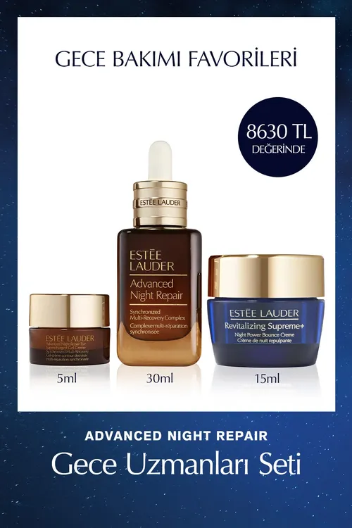 Advanced Night Repair gije hünärmenleri toplumy - dikeldiji serum 30ml + Bounce krem 15ml + göz kremi 5ml - 33596628