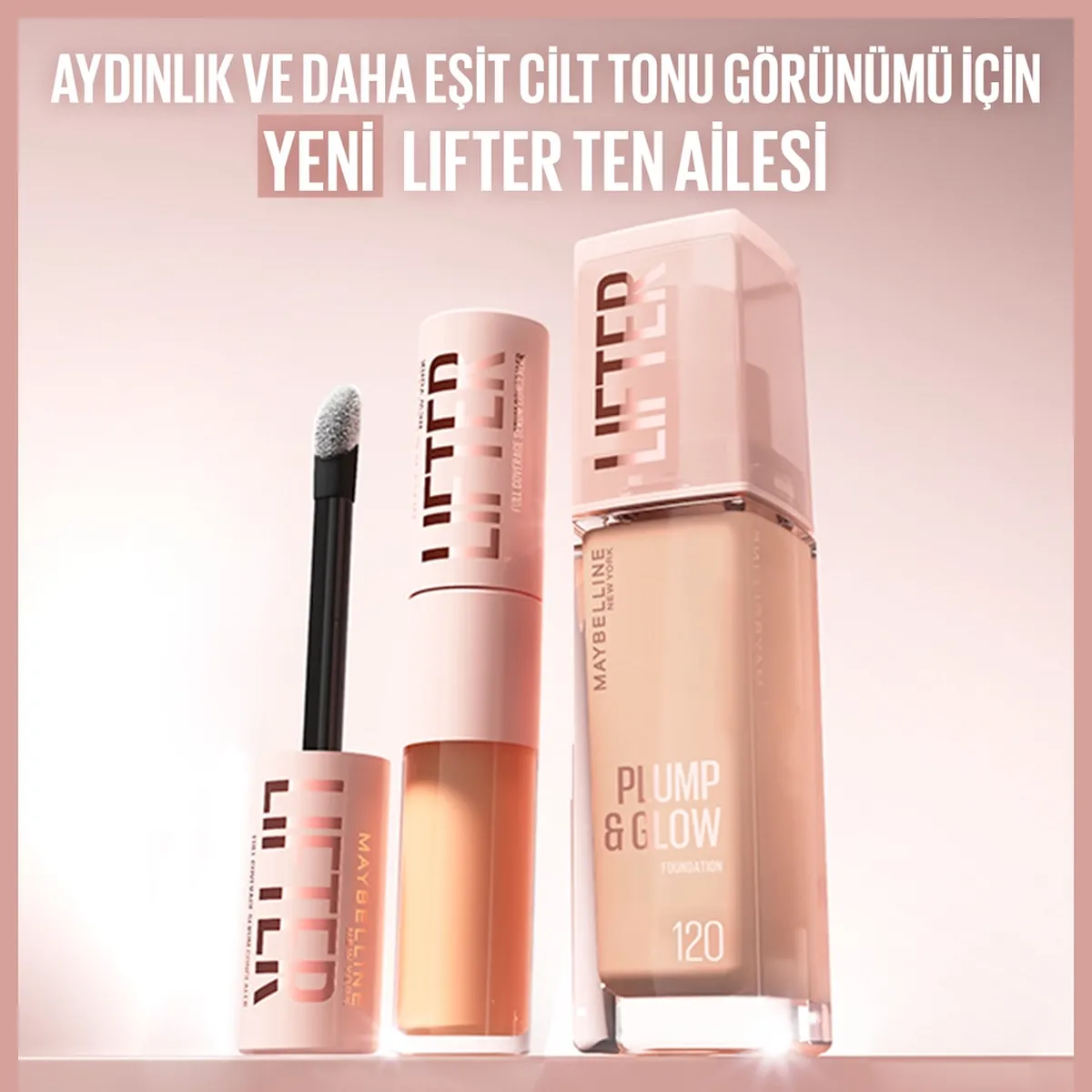 Maybelline New York Lifter Plump & Glow ýagtylandyryjy tonal krem 110 - 34047676 — surat 6/11