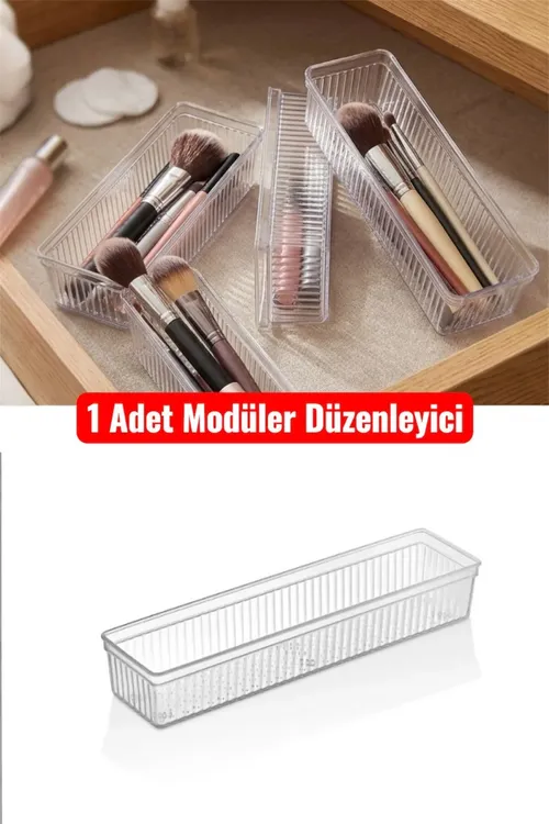 1 sany Bade (L) çeki meňzeşleriň içi üçin tertipleýji çemçelik, makýaj gutusy - 34322776