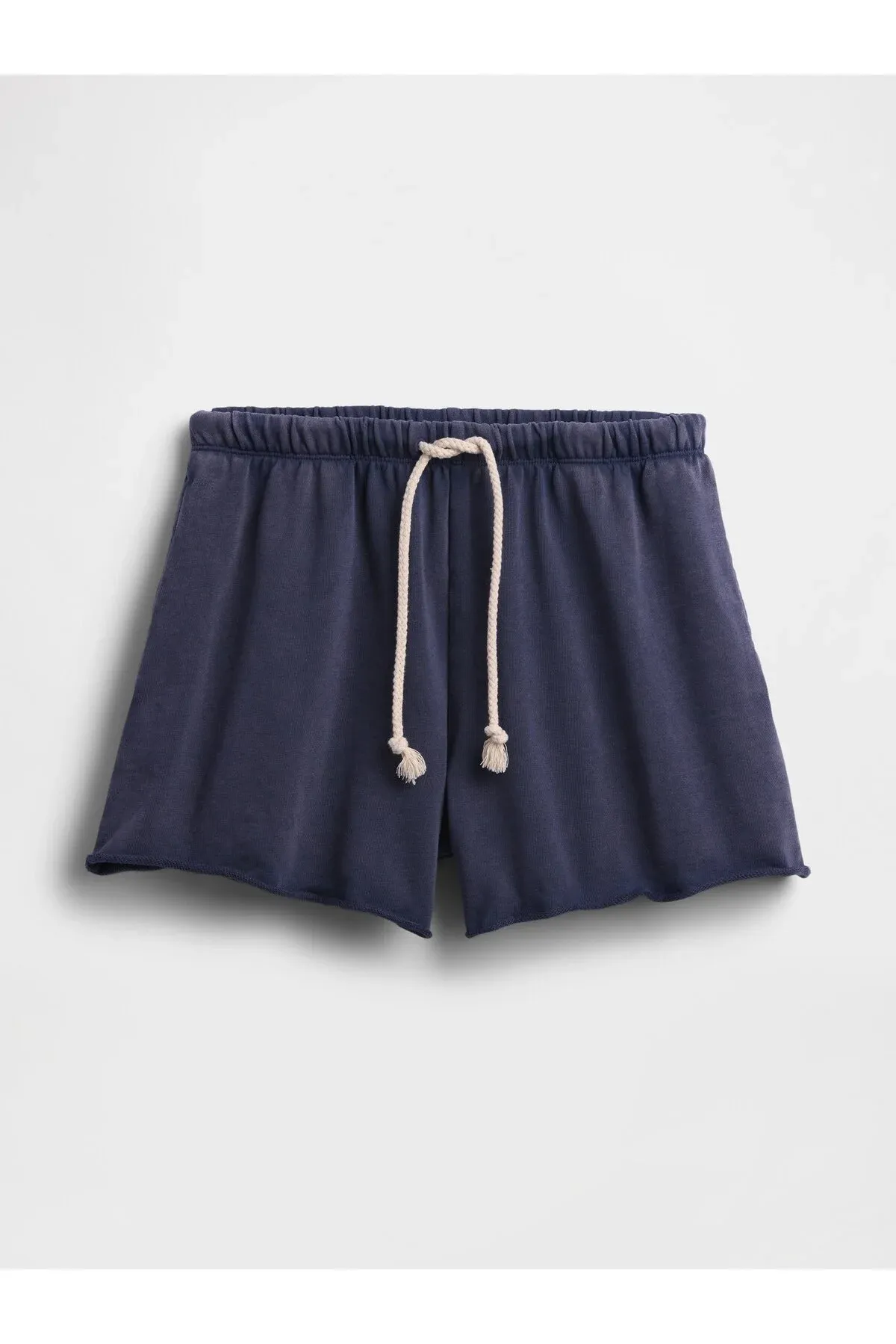 Aýallar üçin goýy gök mahmal sport gysga balajygy 3.5" VintageSoft Terry Sweat - 36666706 — surat 2/6