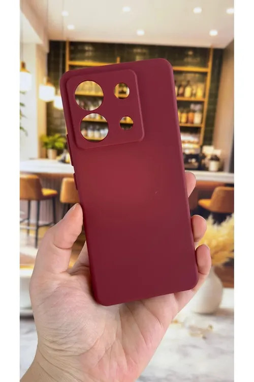 Xiaomi Redmi Note 13 Pro 5G üçin Rubber urga dözümli silikon çeholy - 33511708
