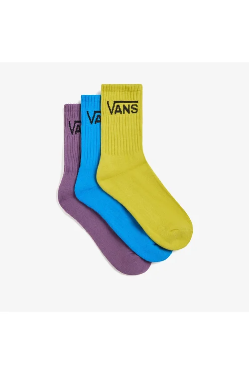 Vans Wm Classic Crew Wmns 6.5-10 3Pk aýallar üçin 3 jübüt çal jorap - 36484577