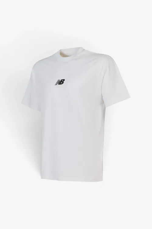 Erkekler üçin futbolka Nb Lifestyle Men Tshirt Mnt1642 - Ak - 36673071
