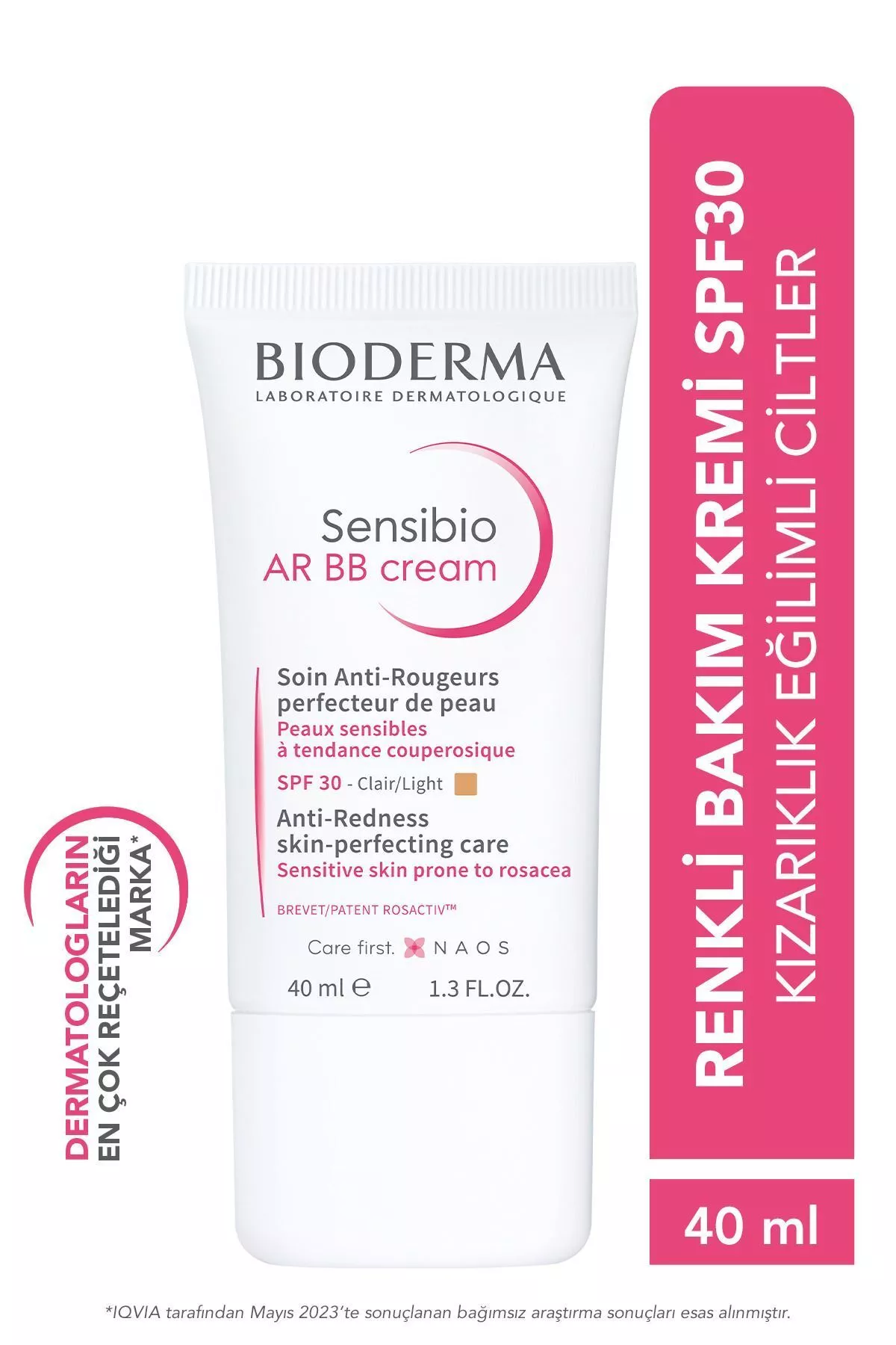Bioderma Sensibio AR SPF 30 BB-kremi, 40 ml - 6233308 — surat 1/1