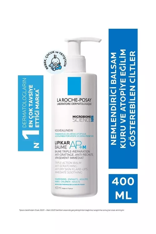 La Roche-Posay Lipikar Baume AP+M Öte gury deri üçin balzam, 400 ml - 6925064