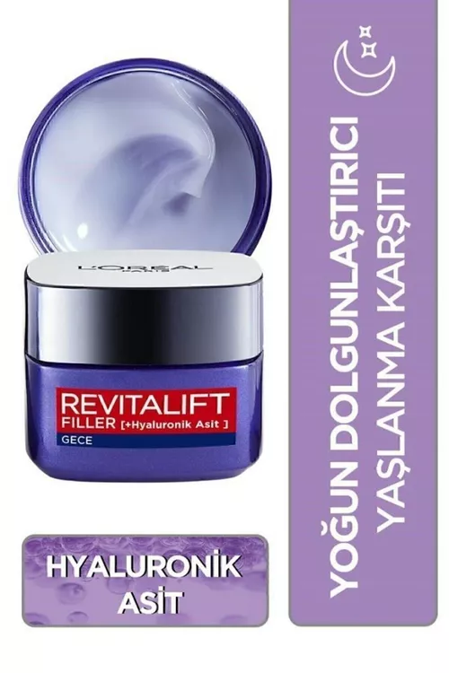 Skin Expert Revitalift Filler garrylyga garşy gijeki krem 50 ml - 6349340