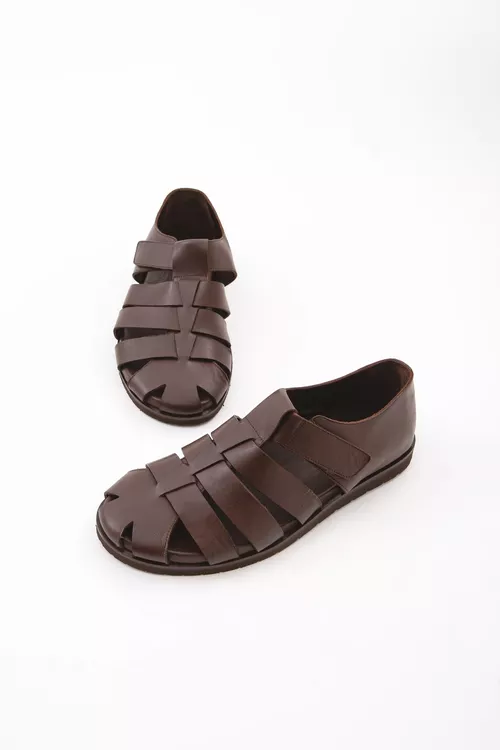 Erkekler üçin deri sandal 537 449 Erk Sndlt Y21 - 6074585