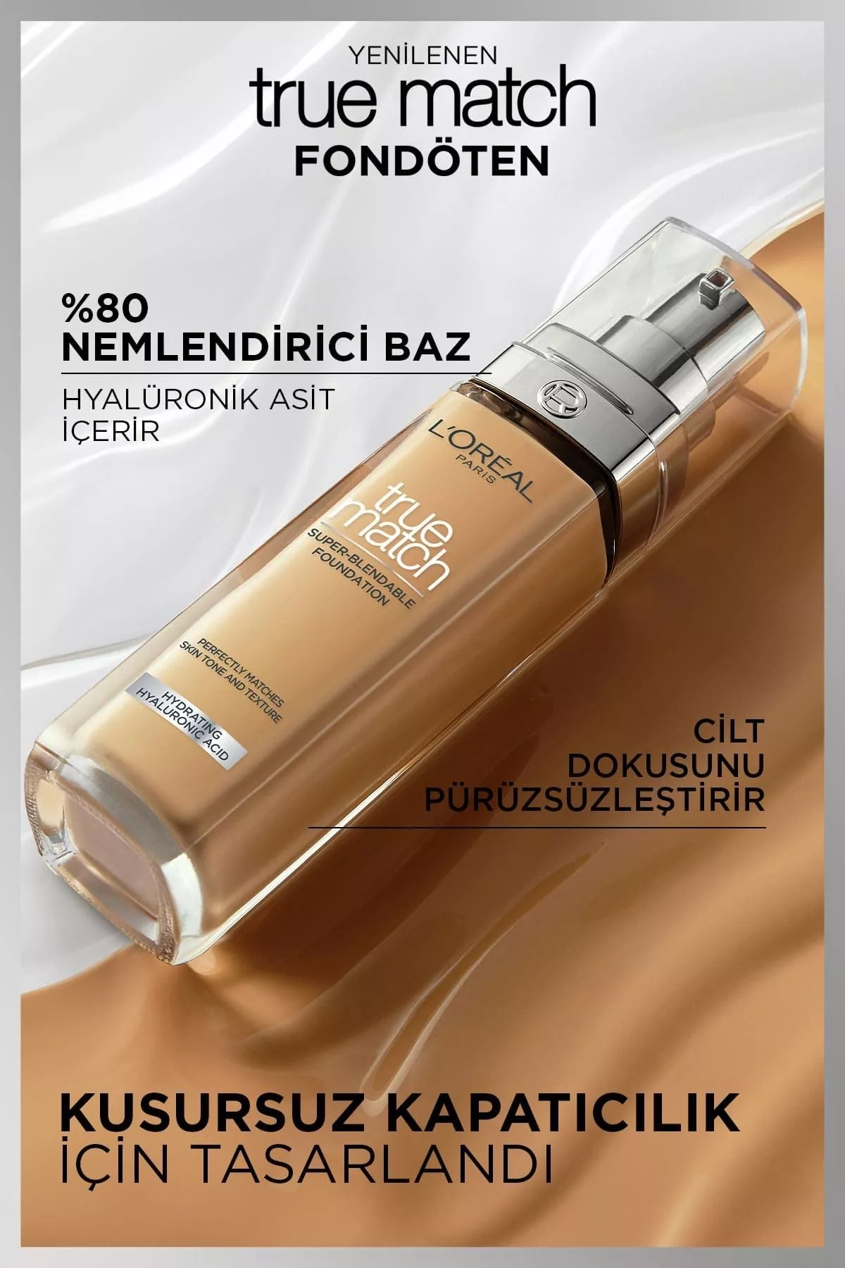 True Match 4D Golden Natural ide gidişli tonal krem - 6074000 — surat 4/5