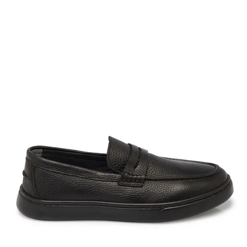 Gara hakyky deri erkek casual aýakgaby - E25S1AY57476-A41 - 36495593