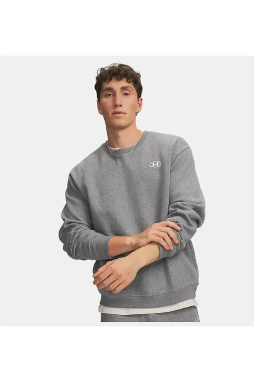 Erkekler üçin tegelek ýakaly flis UA Rival Fleece Crew switşoty - 36676292