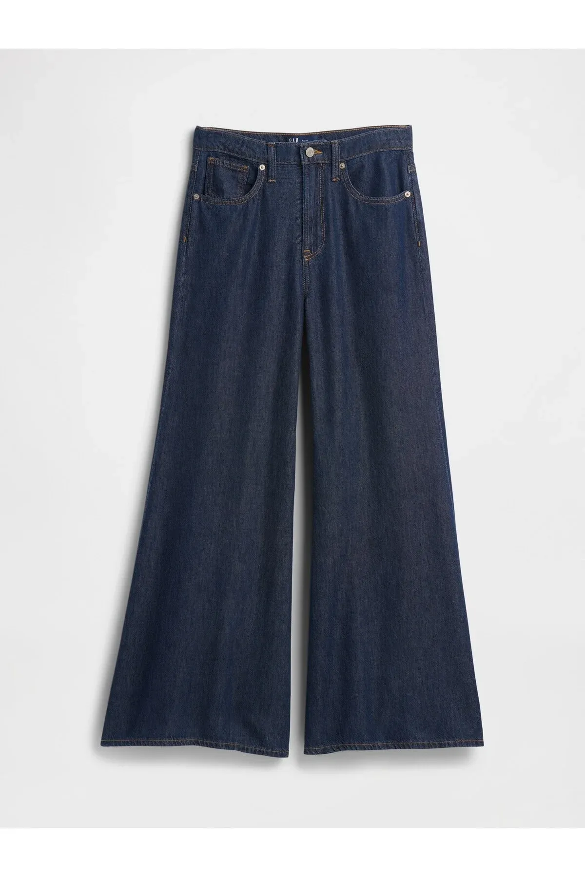 Aýallar üçün Wide Leg giň gök jinsy balagy - 32688652 — surat 2/7