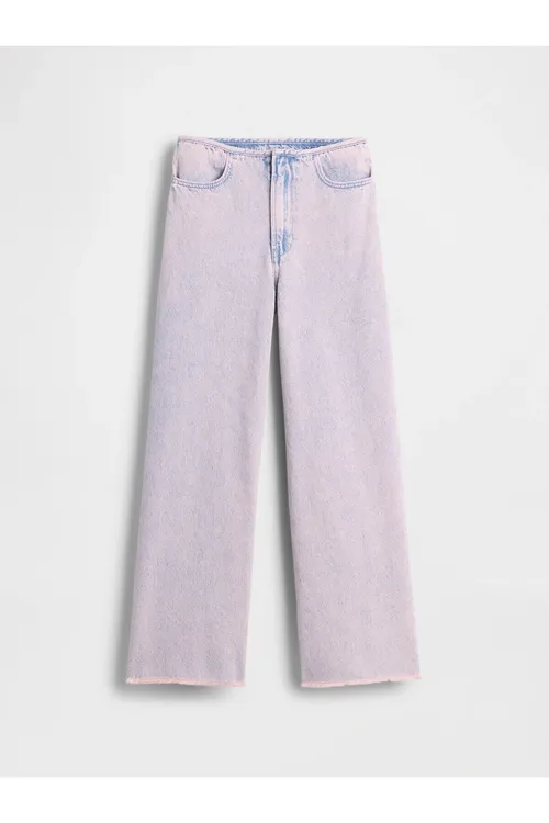 Gyzlar üçin giň Low Rise Stride bägül jins balagy - 30926796 — surat 5/5