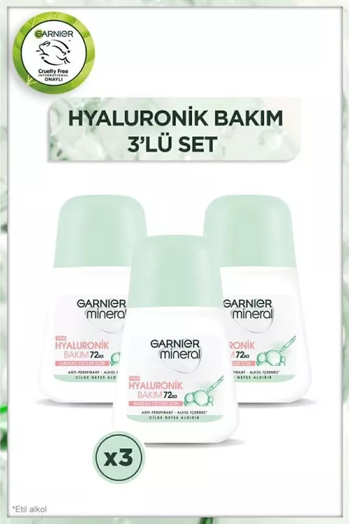 Mineral Gialuron idegi rolikli dezodorantlar toplumy 3 sany - 11924811