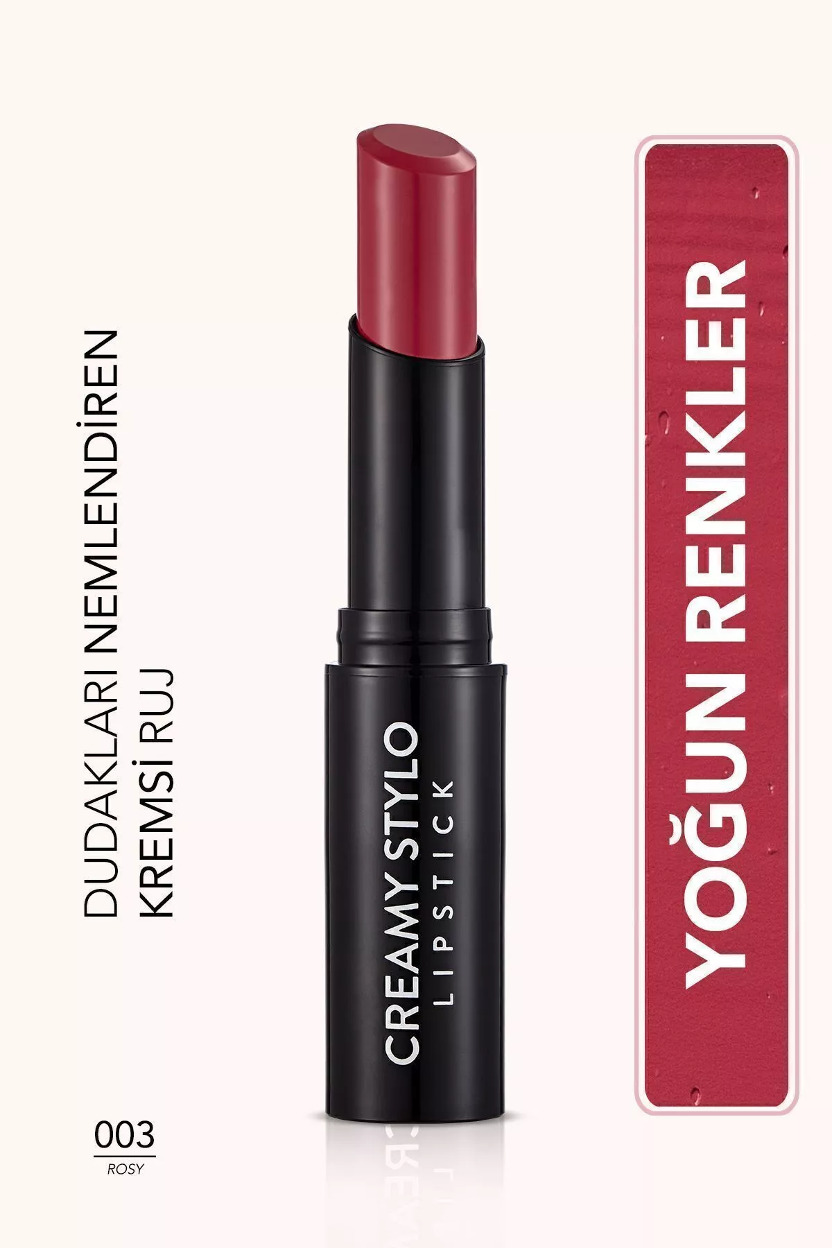 Creamy Stylo Lipstick dodak boýagy, öwüşgin 03 Rosy - 6636451 — surat 1/2