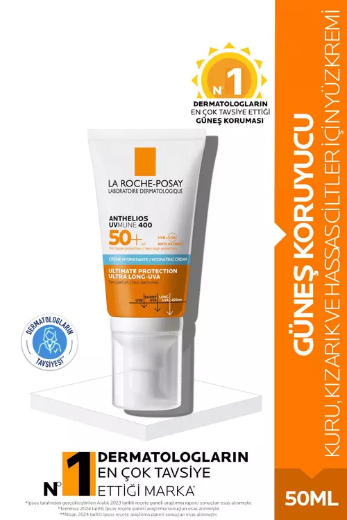 Anthelios Ultra gün şöhlesinden goraýjy krem SPF50+, 50 millilitr - 4762161