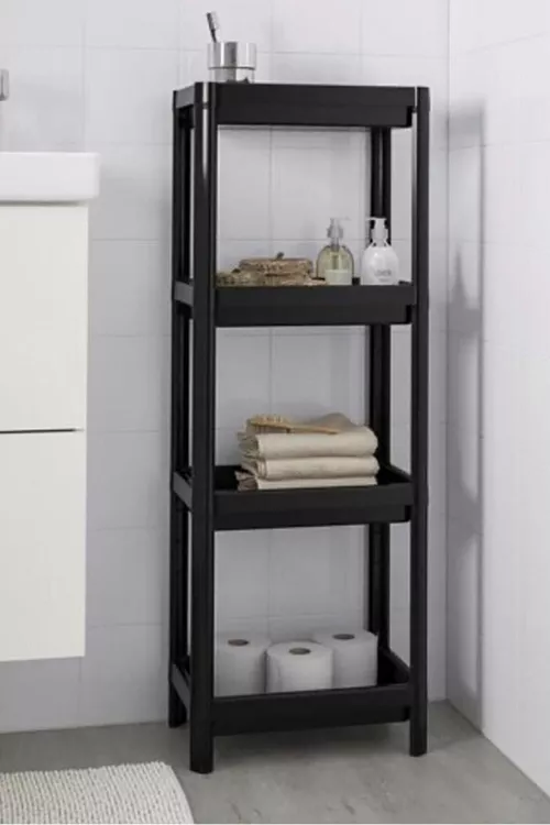Vesken hammam üçin tekje, 3 bölümli, gara - 9790291