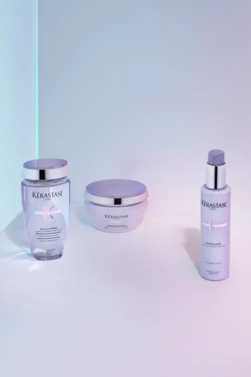Reňki açylan saçlara parlaklyk beriji Blond Absolu Bain Lumiere şampuny 250 ml - 11935934 — surat 6/8