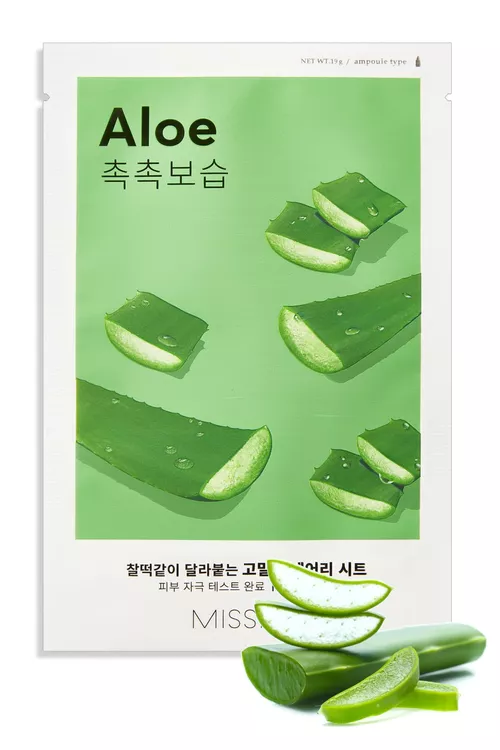 Aloe wera bilen Airy Fit çyglandyryjy mata maskasy - 21782602