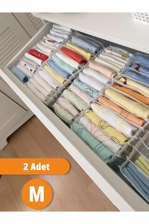 Şkaf üçin ak akkordeon organaýzer 11 bölümli Medium 2 sany. - 23855087