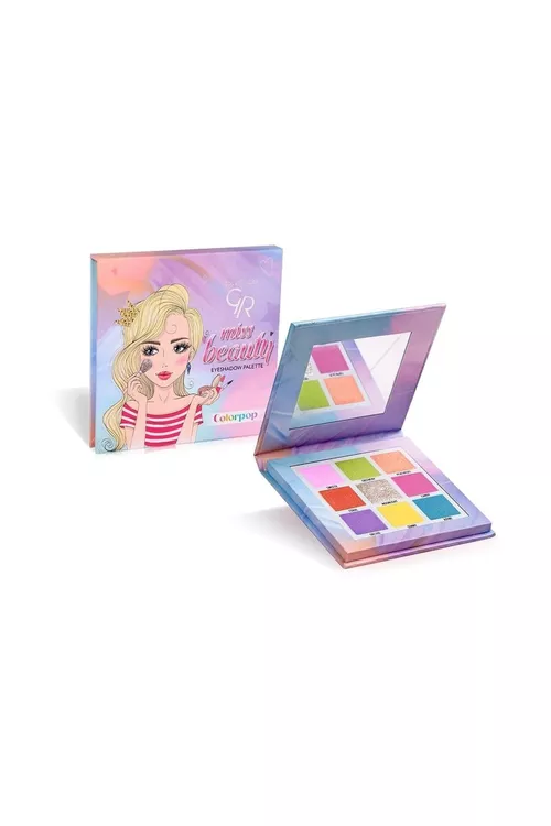 GR Miss Beauty Colorpop göz kölegeleri palitrasy, 9 reňkli - 7920703