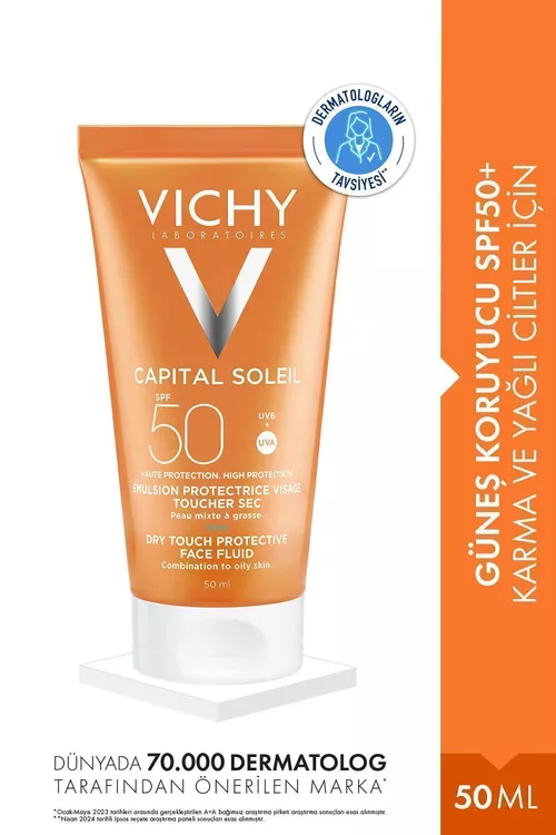 Ideal Soleil Dry Touch SPF50+ gün gorag serişdesi 50 ml - 5016384