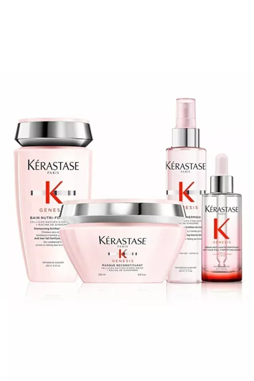 Genesis toplumy: 250 millilitr şampun, 200 millilitr maska, sprey we syworotka - 9250393
