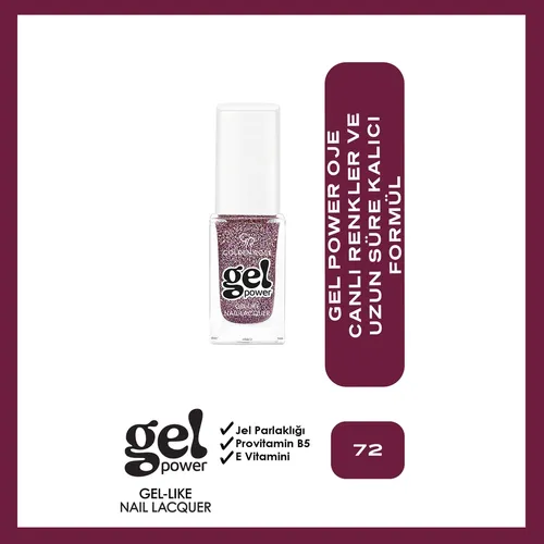 Golden Rose Power Gel Like Nail dyrnak boýagy № 72 - 34722619
