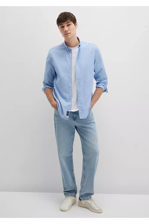 Regular Fit zolakly köýnek - 28624936 — surat 2/6