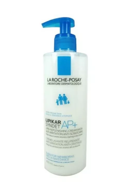 Ýüz ýuwmak üçin gel Lipikar Syndet Ap+ 400 ml - 5905335