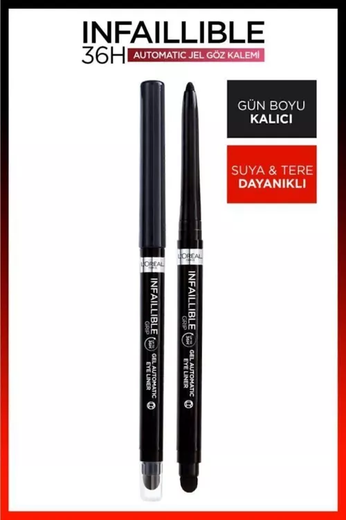 Infaillable awtomatik göz üçin gel galamy, kömür-gara - 10866511