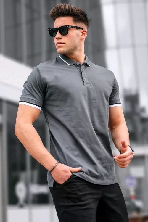 Erkekler üçin polo futbolka - 8550161
