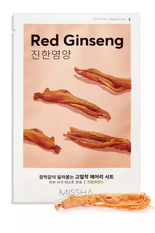Airy Fit Sheet Mask Red Ginseng dikeldiji maska - 21782604