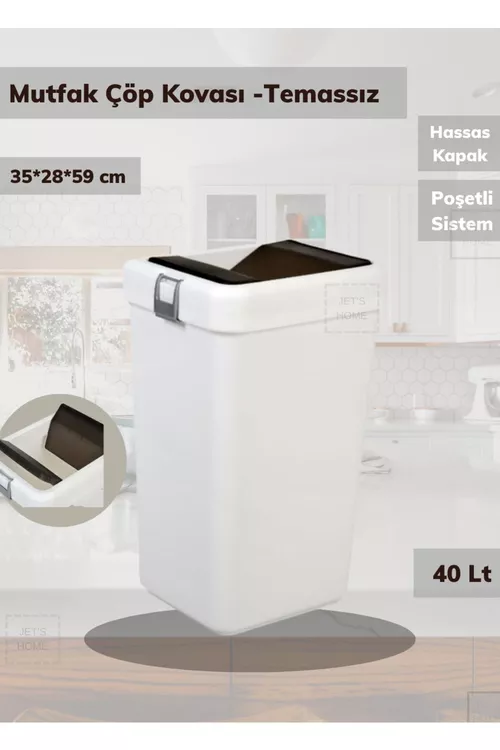 Motek galtaşmasyz aşhana zibil bedresi 40 litr ak - 23810401