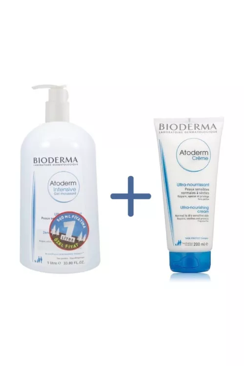 Toplum: Atoderm Intensive geli 1 l + Atoderm kremi 200 ml - 11377103