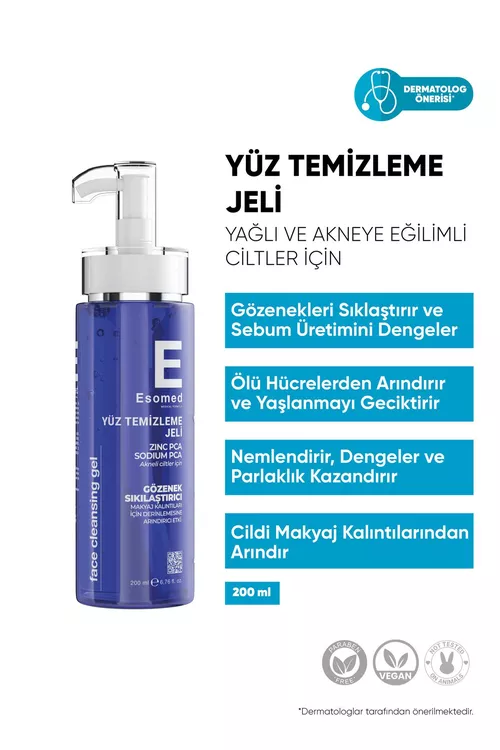 Ýagly we meseleli deri üçin arassalaýjy gel 200 ml - 23931161