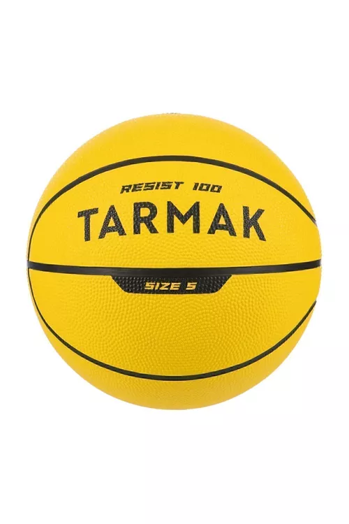Tarmak basketbol topy - 5-nji ölçeg - sary - R100 - 23614185
