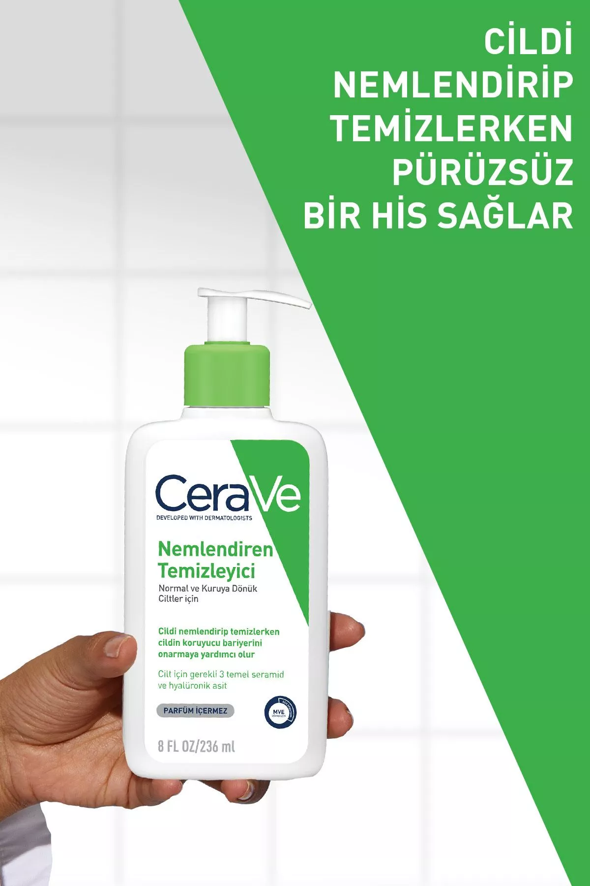 Ýüz we beden üçin nemlendiriji arassalaýjy (kadaly we gury deri) 236 ml - 9200585 — surat 7/7