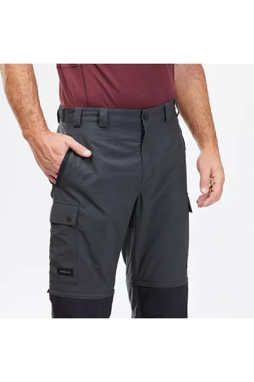 Erkekler üçin treking üçin 2-si 1-de çal reňkli balak-transformator Mt100 - 22181162