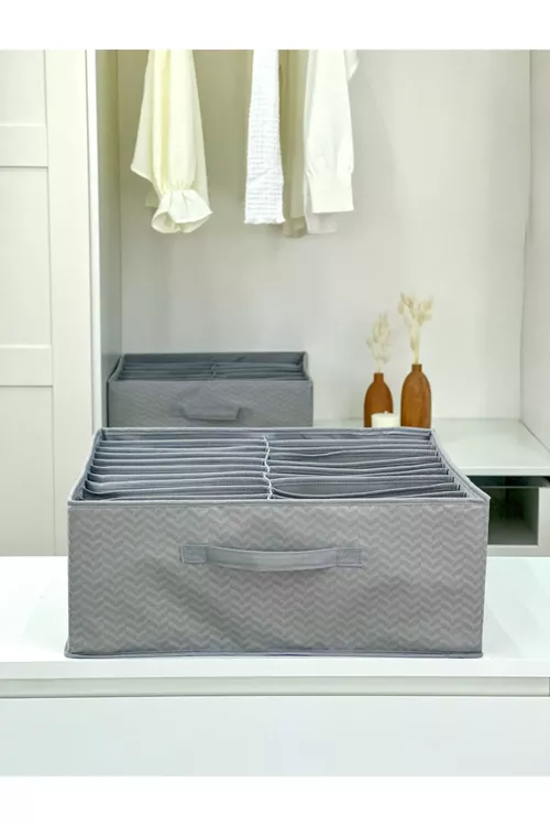 Eşikler we süpürgiçler üçin 22 bölümli guty-organaýzer 50x50x20 sm - 27337646 — surat 2/6