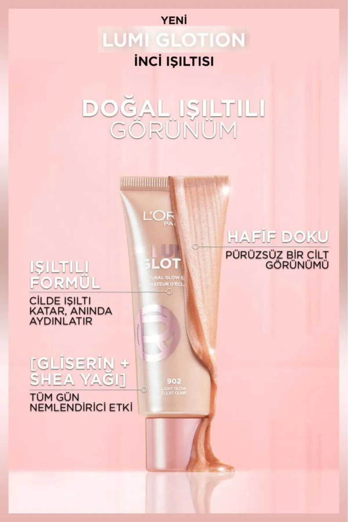 Revitalift Filler Pressed Jar nemlendiriji krem + Glotion tebigy ýalpyldy 901 Fair Glow 40 ml - 34249702 — surat 7/8