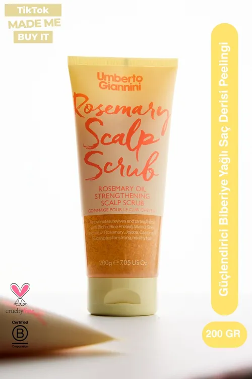 Strong Curls - rozmarin ekstratly saç derisini arassalaýjy piling - 35965142