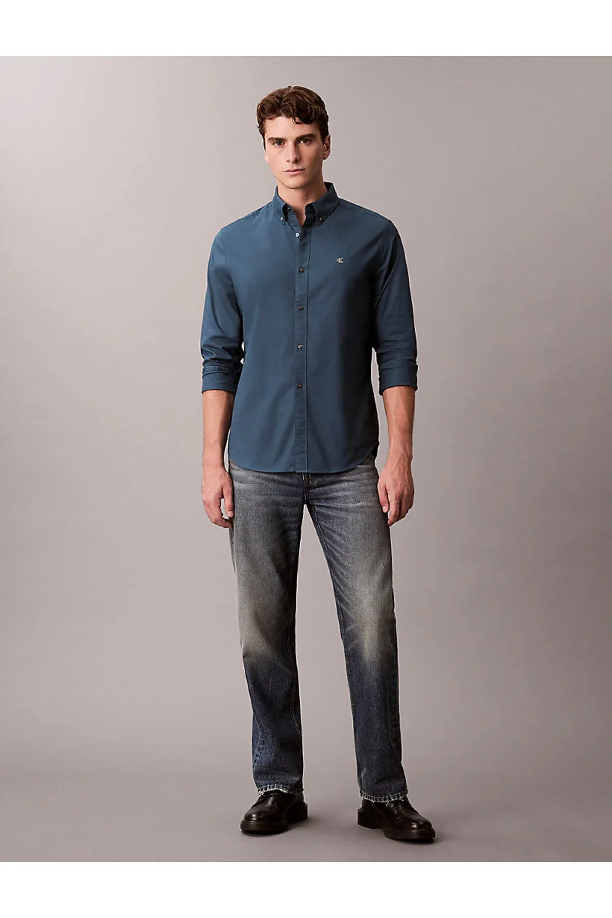 Erkek LS Solid Oxford Classic köýnek - 35947791 — surat 2/6
