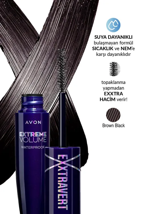 Suwa durnukly göwrümli tuş Exxtravert Brown Black - 35953298 — surat 3/4