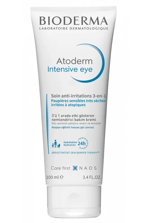 Göz töweregi kremi Atoderm Intensive Eye (örän gurak we atopiýa meýilli deri üçin, gialuron kislotasy, 100 ml) - 35949575