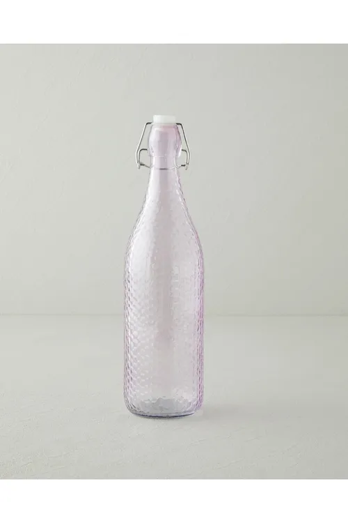 Groove aýna çüýşesi, 980 ml, gülgün reňkli - 35876076