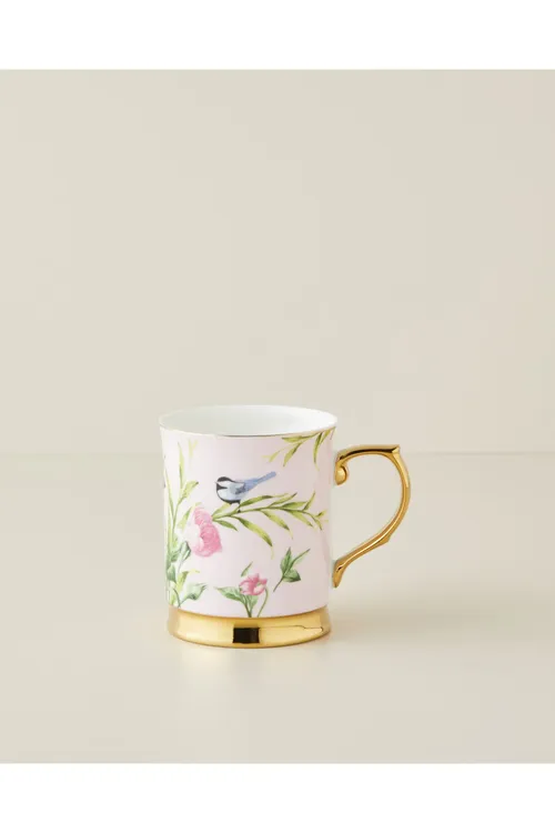 Vanilla New Bone China çaşka 400 ml, açyk gülgün - 36491843
