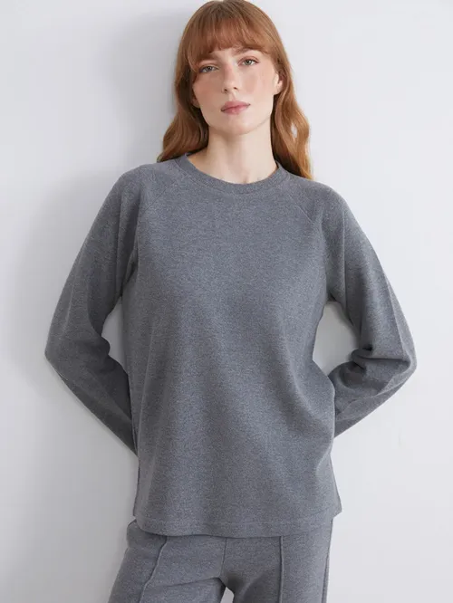 Uly Razmer Tegelek Ýaka Gyz-gelin Sweatshirt - 29139940
